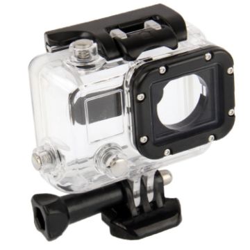 Picture of Waterproof Housing Protective Case for GoPro HERO3 Camera (Black + Transparent)