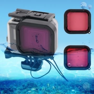 Picture of Waterproof Housing Case + Touch Screen Back Cover for GoPro HERO6/5, with Mount & Filters (Transparent)