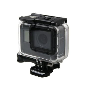 Picture of For GoPro HERO6/5 Waterproof Housing Protective Case + Hollow Back Cover with Buckle Basic Mount & Screw