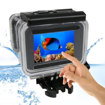 Picture of For GoPro NEW HERO/HERO6 /5 Touch Screen 45m Waterproof Housing Protective Case with Buckle Basic Mount & Screw, No Need to Remove Lens