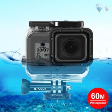 Picture of PULUZ for GoPro HERO (2018)/HERO7 Black/6/5 60m Underwater Waterproof Housing Diving Protective Case with Buckle Basic Mount & Screw