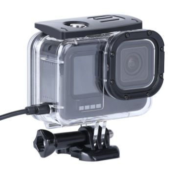 Picture of Shockproof Dustproof Housing Protective Case with Charging Hole & Buckle Basic Mount & Screw For GoPro HERO10 Black/HERO9 Black