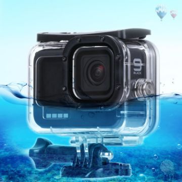 Picture of 45m Waterproof Housing Protective Case with Buckle Basic Mount & Screw For GoPro HERO10 Black/HERO9 Black