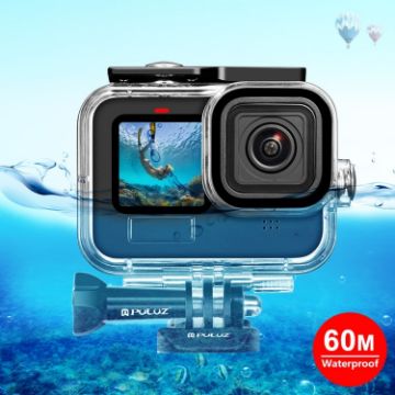 Picture of PULUZ for GoPro HERO12 Black/11 Black/10 Black/9 Black 60m Waterproof Housing Protective Case with Buckle Basic Mount & Screw