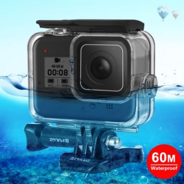 Picture of PULUZ 60m Underwater Depth Diving Case Waterproof Camera Housing for GoPro HERO8 Black