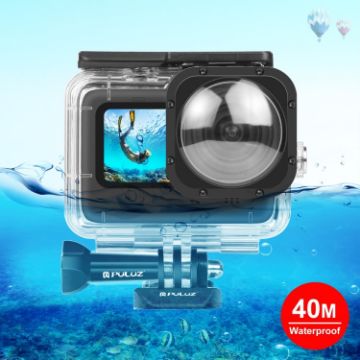 Picture of PULUZ 40m Waterproof Housing Case for GoPro HERO12/11/10/9 Black - Mount & Screw Included (Transparent)