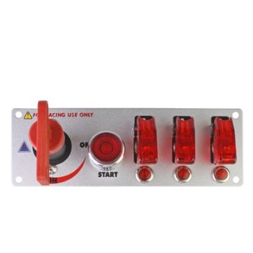 12V Racing Sport Ignition Switch Panel & Accessories - Flip-up Start - 1