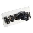 12V/30A Carbon Fiber Racing Car LED Ignition Switch Panel - 2