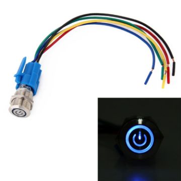 Picture of Five Plugs Car Power Switch with Cable, Cable Length: 18cm (Blue)