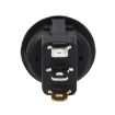 Picture of 20 Amp 12 Volt Triple Plugs LED ON OFF Rocker Power Switch (Blue Light)