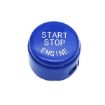 Picture of Car Start Stop Engine Button Switch Replace Cover 61319153832 for BMW 5/6/7 Series F Chassis without Start and Stop 2009-2013 (Blue)