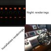 Picture of 3Pin 6 Way Switches Combination Switch Panel with Light and Projector Lens for Car RV Marine Boat