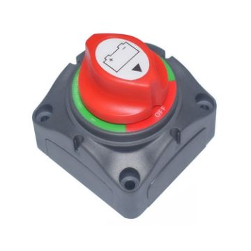 Picture of Car Auto RV Marine Boat Battery 3-level Current Distribution Selector Isolator Disconnect Rotary Switch Cut