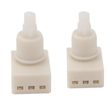 1 Pair Car Interior Ceiling Lights Switch for Honda White - 1