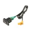 Picture of Car Center Console CD Reserved Position Modified USB Port 3.3x2.3cm + Cable Wiring Harness for Volkswagen/Audi/Skoda, Cable Length: 1m