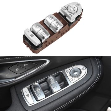 Mercedes-Benz C Class W205 Window Switch Button (Brown) - 1