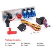 12V Racing Car LED Ignition Switch Panel - One Key Start - 7