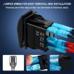 12 20A/24V 10A Car Horn Rocker Switch with Jumper Set - 5