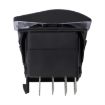 12V Car Modified Far Near Light Switch - Waterproof Self-Locking (Black) - 5