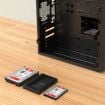 Picture of ORICO 1125SS SATA 3.0 Fast Transfer Speed 2.5 to 3.5 inch Hard Drive Caddy/Convertor Enclosure (Black)