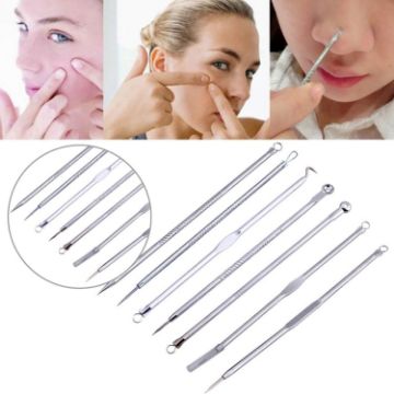 Picture of 7 in 1 Stainless Steel Acne Needle Set Acne Pick Acne Needle