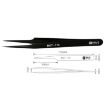 Picture of BEST BST-17C Newest Extra Long Precision Stainless Steel Eyelash Extension Volume Tweezers