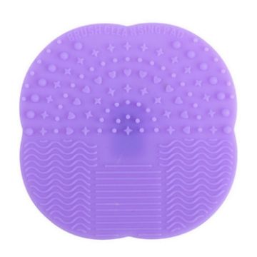 Picture of Four-leaf Clover Silicone Cosmetic Brush Cleaning Pad With Suction Cup Random Colour Delivery