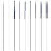 Picture of 20pcs Without Scab 0.35 x 50mm Disposable Tattoo Needles Agujas Microblading Permanent Makeup Machine Needle