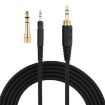 Braided Headphone Audio Cable for Audio-Technica ATH-M50X M40 - 1