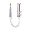 3.5mm Male to 4.4mm Female Balance Adapter Cable - Silver - 1