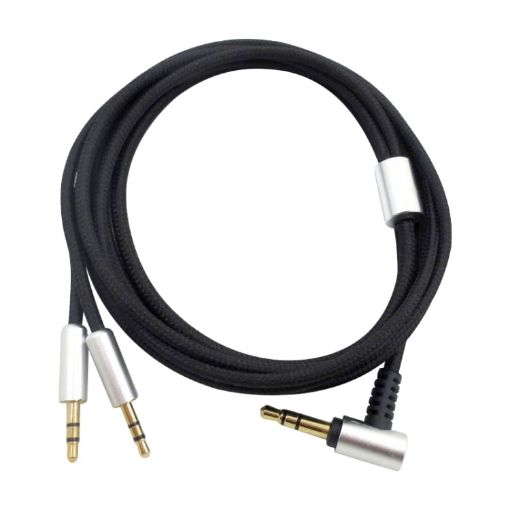ZS0096 Headphone Audio Cable for Sol Republic Master Tracks HD - Black - 1