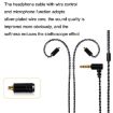 0.78mm 2pin Headphone Cable With Microphone Upgrade Cable - 5