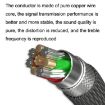 Sennheiser HD518/HD558/HD598/M40X/M50X Headset Upgrade Cable - 2m - 5