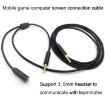 Picture of 3.5mm Voice Party Live Recording Audio Cable Mobile Game Projection Computer Chat Link Cable (Black)