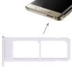 Gold SIM Card Tray for Galaxy S6 Edge Plus/S6 Edge+ - 2 SIM Slots - 6