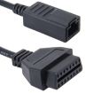 3 Pin to 16 Pin OBD Diagnostic Cable for Honda - Black - 2