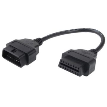 Picture of 16 Pin Female to 16 Pin Male OBDII Diagnostic Cable
