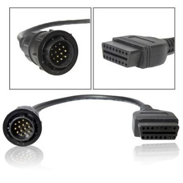 Picture of For Benz OBDII Sprinter 14 Pin to 16 Pin Diagnostic Plug Adapter (Black)