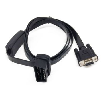 Picture of Car OBD Extended Diagnostic Tool OBD2 16PIN to DB9 Serial RS232 Cable with Switch