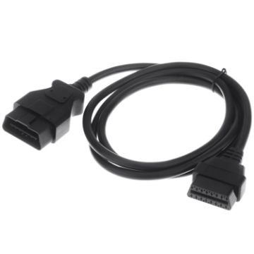 Picture of ELM327 OBDII 16 Pin to 16 Pin Bluetooth Car Diagnostic Cable, Length: 1.5m (Black)