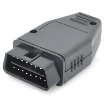 Picture of OBDII 16-Pin Connector Adapter for Car Diagnostic Male Cable (Black)