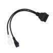 Picture of 2 x 2 Pin to 16 Pin OBDII Diagnostic Cable for Audi