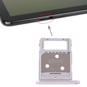 Galaxy Tab S4 10.5 T835 SIM Card Tray + Micro SD Card Tray Silver - 1