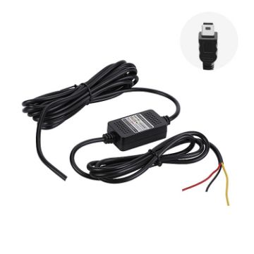 Picture of H516 Recording Step-down Line Shrinkage Video Car Charger Line Parking Monitoring Three-Core Power Cord, Model: Without Fuse (Mini Straight)