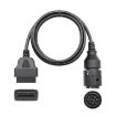 Motorcycle OBD Cable 10PIN to 16PIN Connector Cable for BMW - 4