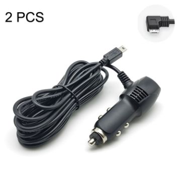 Picture of 2 PCS Car Charger Fast Charging Driving Recorder Supply Line, Style: 1A+2A (Android Left Bend)