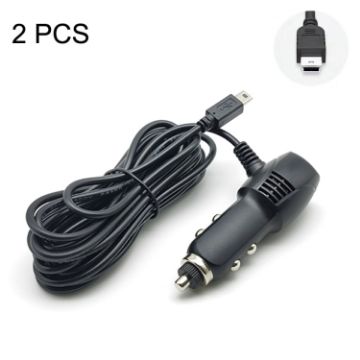 Picture of 2 PCS Car Charger Fast Charging Driving Recorder Supply Line, Style: 1A+2A (Mini Straight Head)