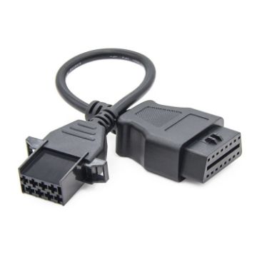 Picture of 8Pin to 16Pin Car OBD2 Conversion Cable OBDII Diagnostic Adapter Cable for Volvo