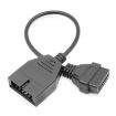12Pin to 16Pin Car OBD2 Conversion Cable for GM - OBDII Diagnostic Adapter - 1