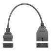12Pin to 16Pin Car OBD2 Conversion Cable for GM - OBDII Diagnostic Adapter - 4